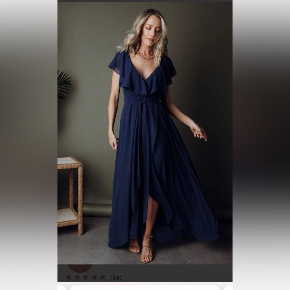 Baltic Born Katya Ruffle Maxi Dress Size S